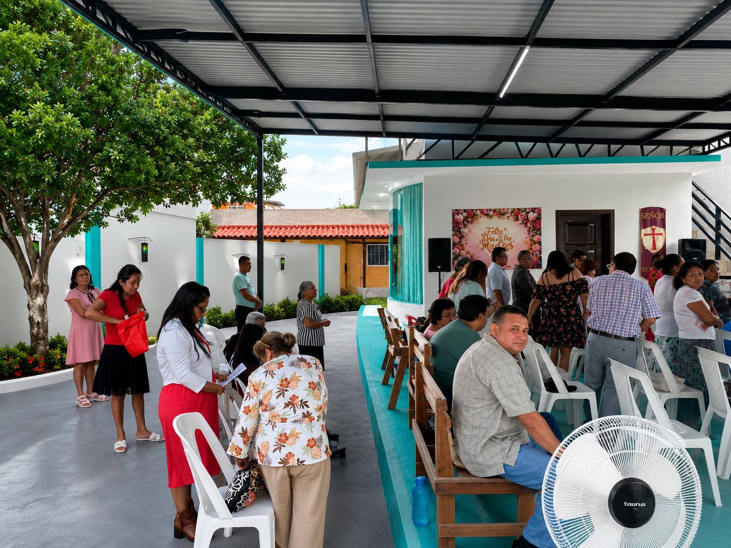 Comunidad unida de todas las edades